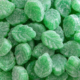 Spearmint Leaves Jelly Candy - 2 Pound Bulk Pack - Classic Spearmint Jelly Candy with Soft Chewy Texture - Leaf Shaped Mint Jellies for Buffets