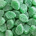 Spearmint Leaves Jelly Candy - 2 Pound Bulk Pack - Classic Spearmint Jelly Candy with Soft Chewy Texture - Leaf Shaped Mint Jellies for Buffets