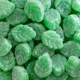 Spearmint Leaves Jelly Candy - 2 Pound Bulk Pack - Classic Spearmint Jelly Candy with Soft Chewy Texture - Leaf Shaped Mint Jellies for Buffets