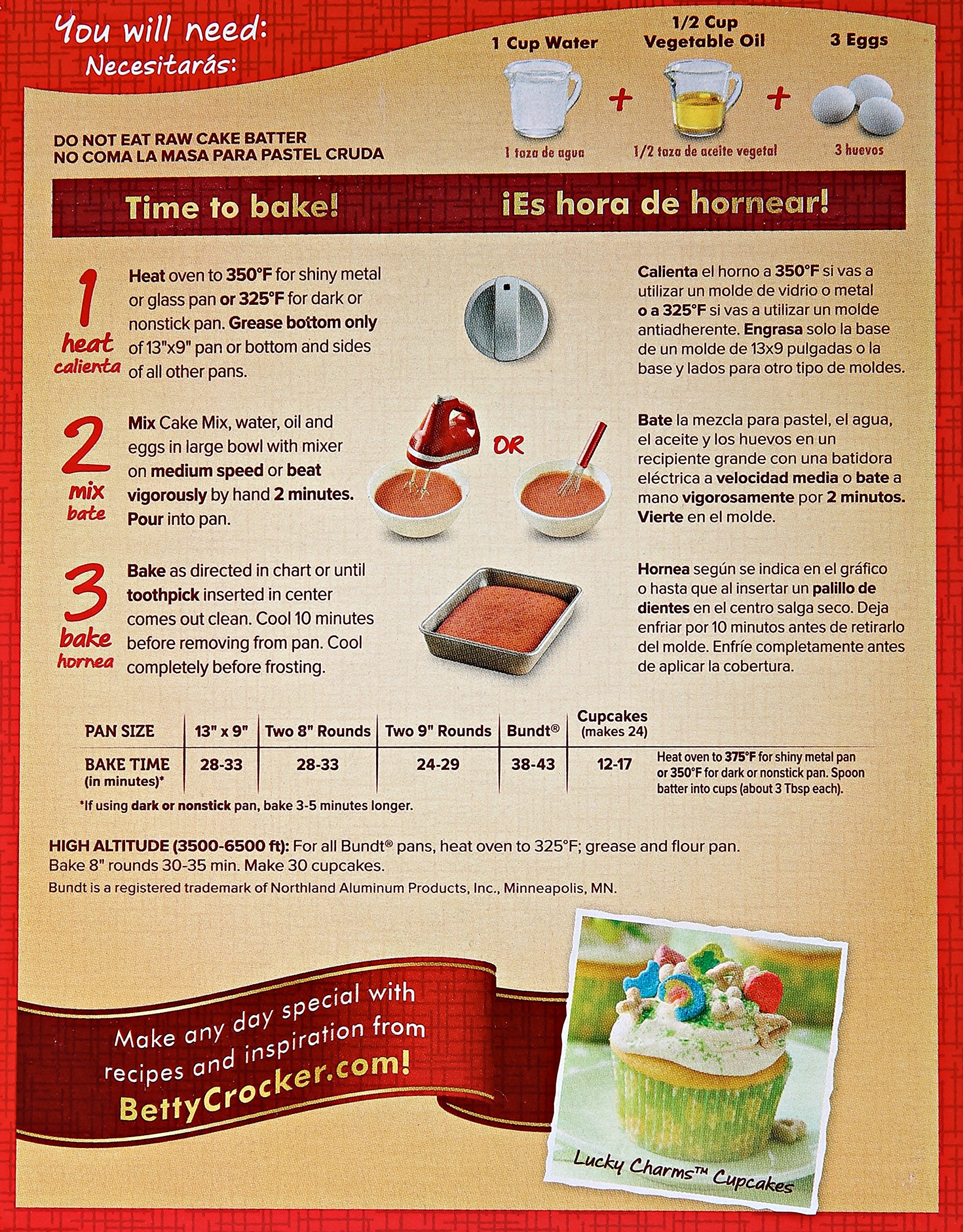 Betty Crocker Super Moist Strawberry Cake Mix 15.25 oz (Pack of 12)