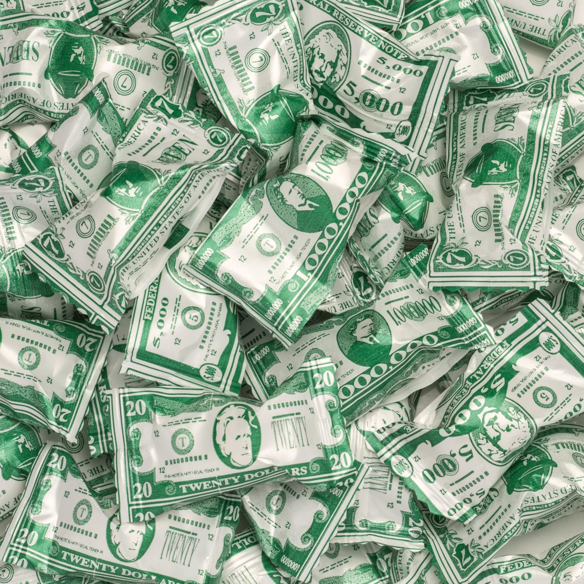 Candy Envy - Money Buttermints - 13 oz. Bag - Approximately 100 Individually Wrapped Mints