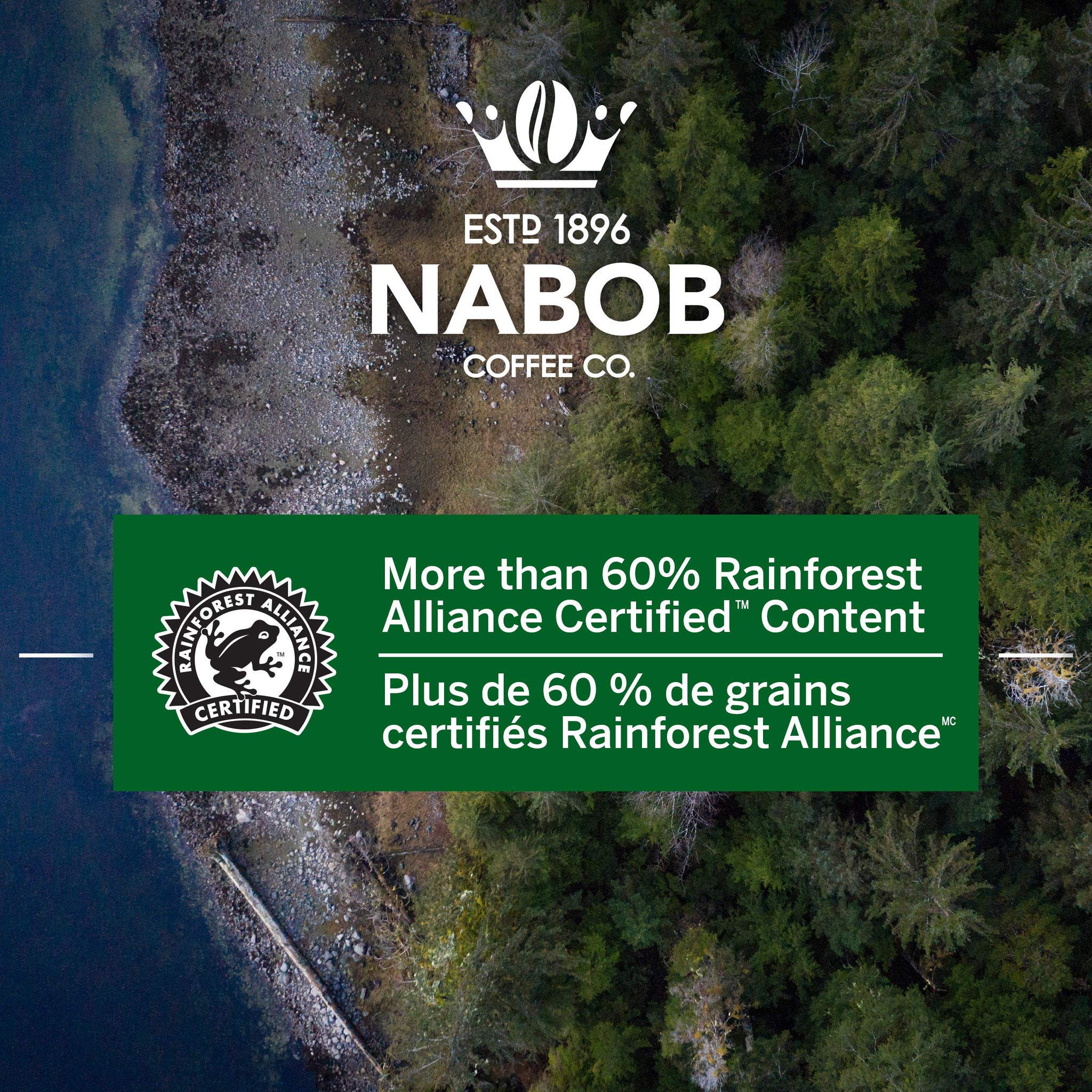 Nabob Traditional Fine Grind Coffee (930g / 2lbs) Made in Canada
