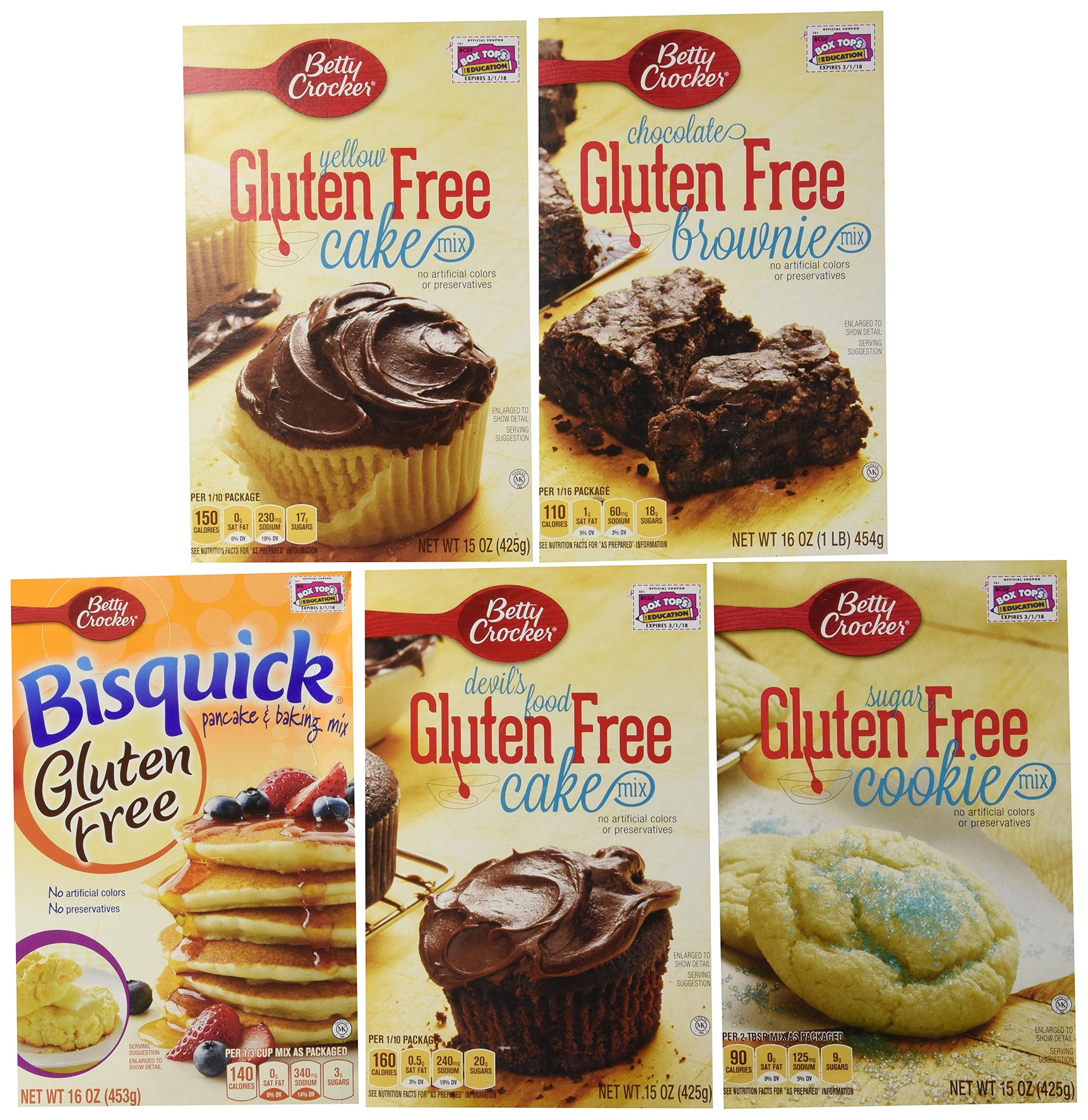Bisquick and Betty Crocker Gluten Free Multi Pack