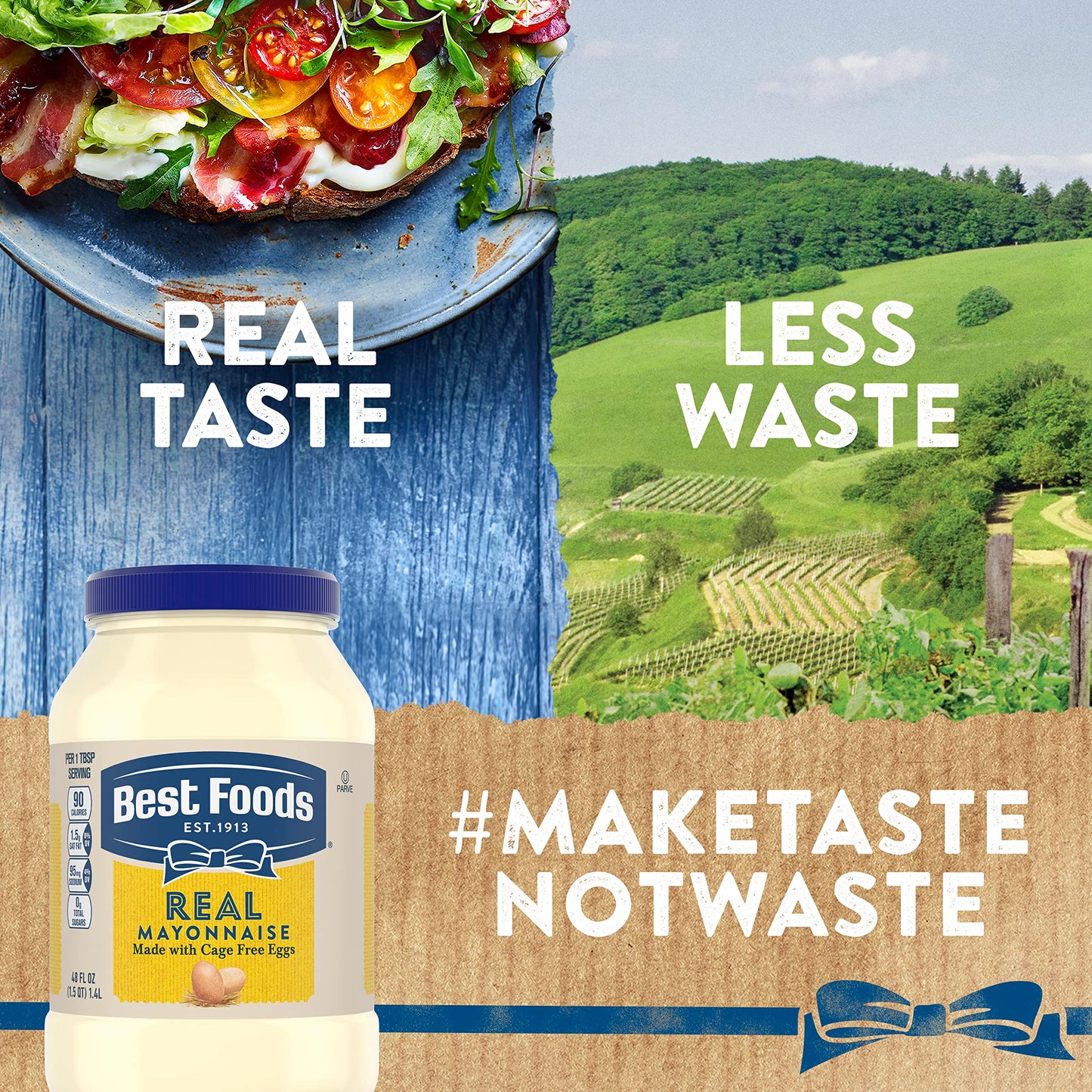 Best Foods Real Mayonnaise Gluten Free 48 oz Twin Pack