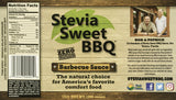 Stevia Sweet BBQ Sauce | Low Sugar (1g), Low Carb, Low Sodium, Gluten & Fat Free | Paleo & Keto Diet Friendly Barbecue Sauce | Zero Artificial