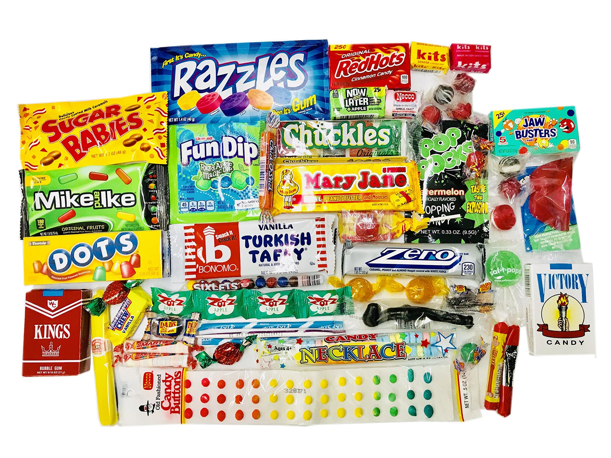 RETRO CANDY YUM Care Package Classic Nostalgic Retro Candy Assortment Gift Box for Men and Women