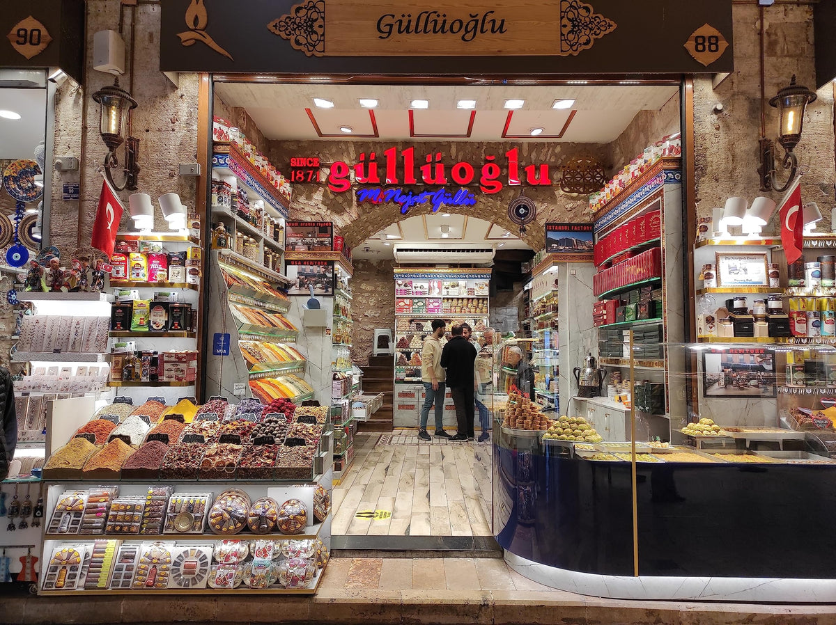 Gulluoglu Turkish Delight Mixed, 3 PACK, each pack 500 gr - 1.1 lb, daily fresh shipment from Istanbul/Turkey