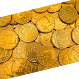 Chocolate Coins | 1 Pound Bag | Belgian Chocolate | Gold Chocolate Coins | Individually Wrapped Candy | Gold Candy for Party Favors, Goodie Bags