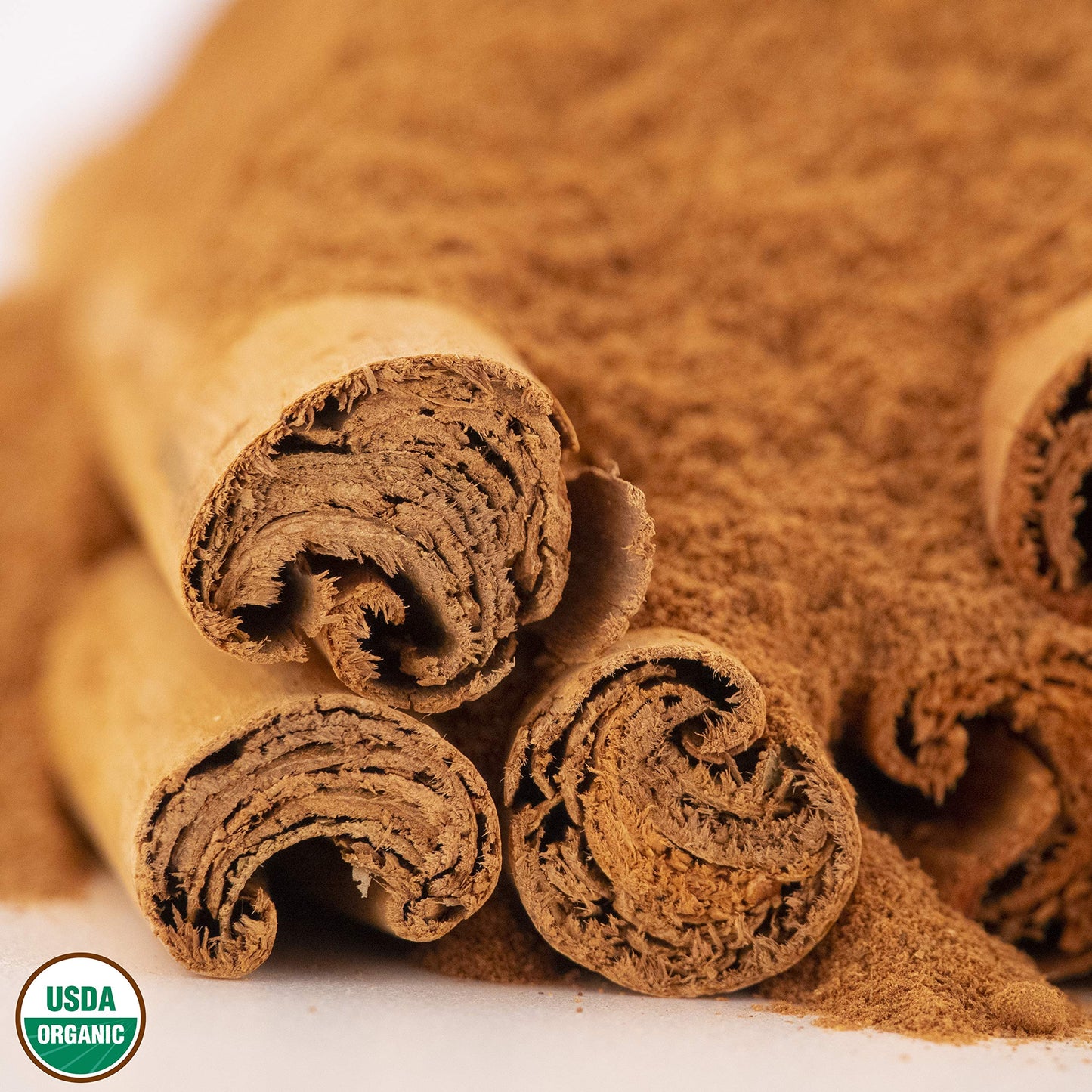 Ceylon Cinnamon Powder (1LB) | 100% CERTIFIED Organic | Freshly Ground Premium Sri Lanka Cinnamon For Exquisite Flavor and Aroma | Gluten Free