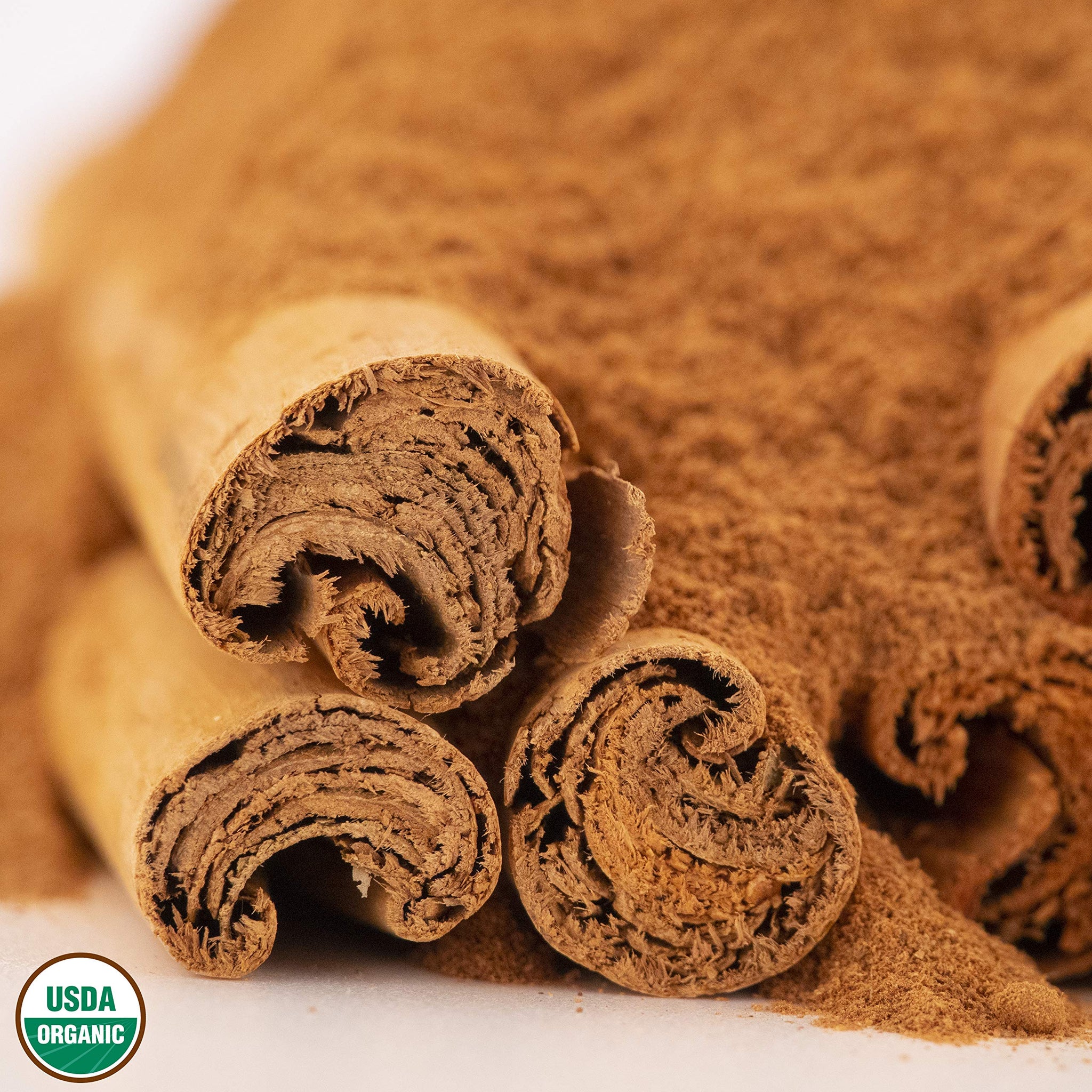 Ceylon Cinnamon Powder (1LB) | 100% CERTIFIED Organic | Freshly Ground Premium Sri Lanka Cinnamon For Exquisite Flavor and Aroma | Gluten Free
