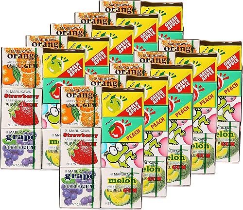Marukawa 7 Pack Bubble Gum 1.29oz (10 Pack)