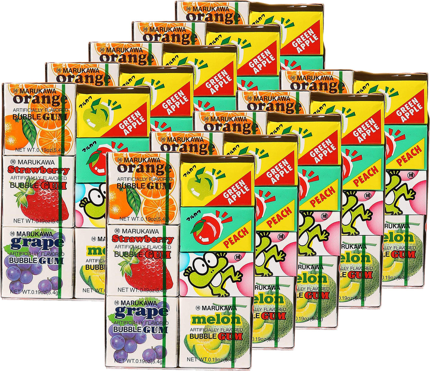 Marukawa 7 Pack Bubble Gum 1.29oz (10 Pack)
