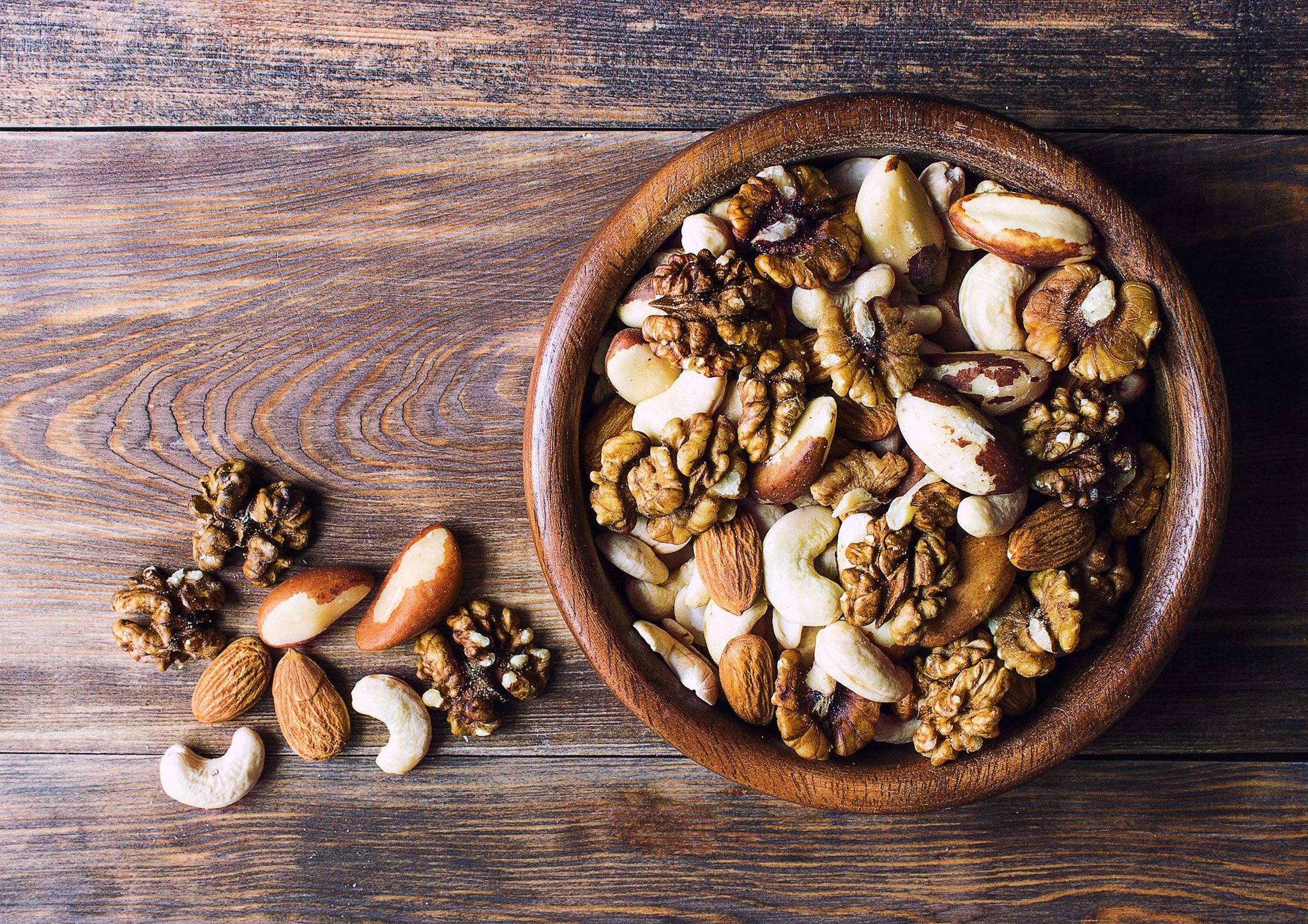 Food to Live - Organic Mixed Raw Nuts, 1 Pound Cashews, Brazil Nuts, Walnuts, Almonds, Non-GMO, Kosher, Raw, Vegan, Unsalted, Bulk