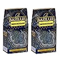Basilur | "Magic Nights " Oriental Collection | Black Leaf Tea with cranberry and cornflower | 100g (3.52oz.) Per pack | Pack of 2