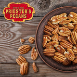 PRIESTER'S Large Raw Pecan Pieces - Natural Shelled Pecans Grown in the USA - Unsalted Pecans for Snacking and Baking - Tight Resealable Bag