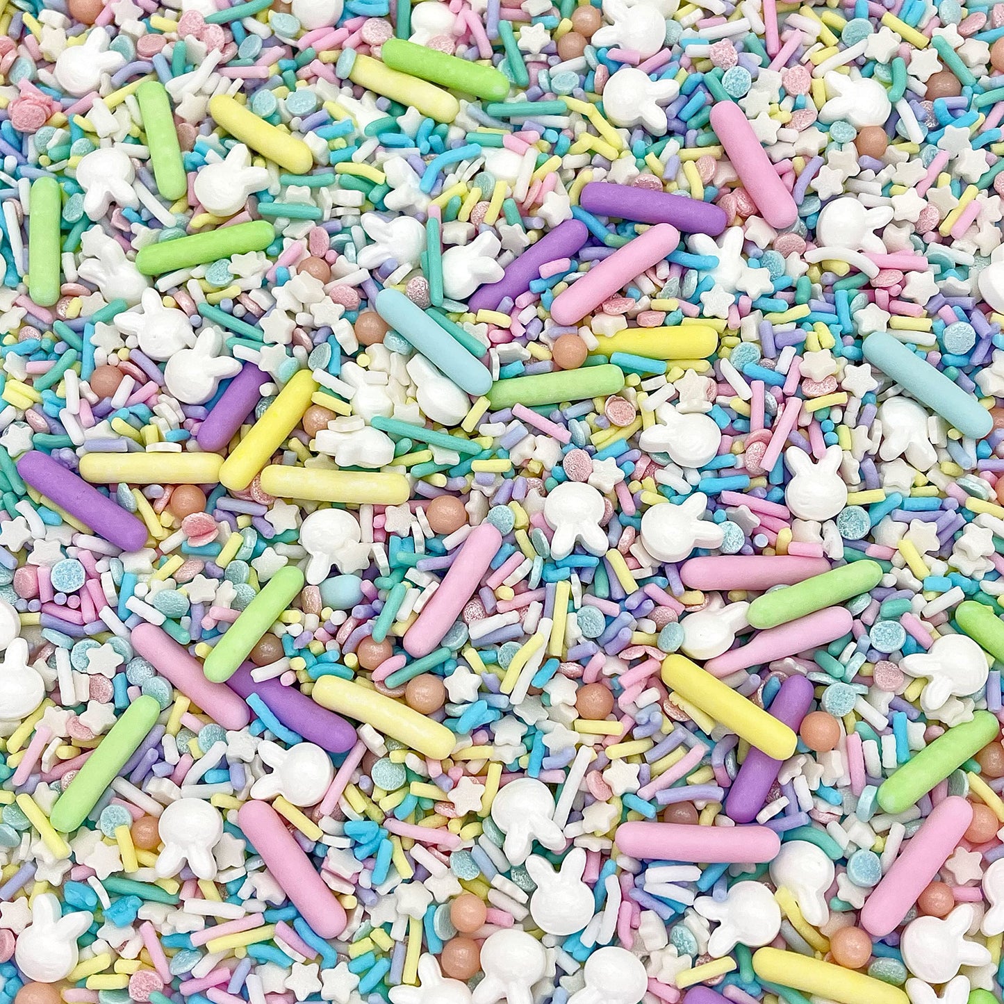 Sprinkles | Easter Sprinkles | 8 Ounces | Pastel Sprinkles | Cake Sprinkles | Spring Sprinkles | Manvscakes, Yellow, Blue, Red ,Non Toxic