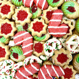 Best Cookies - 3 lb. Gourmet Christmas Cookies Platter with 75+ cookies, Christmas Gift Baskets, Christmas Basket of Assortment Cookies for Christmas