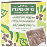 Whole Foods Market, Organic Steeped Coffee, Dark Roast, Notes of Fudge and Molasses, Single Serve Bags, 10 Count