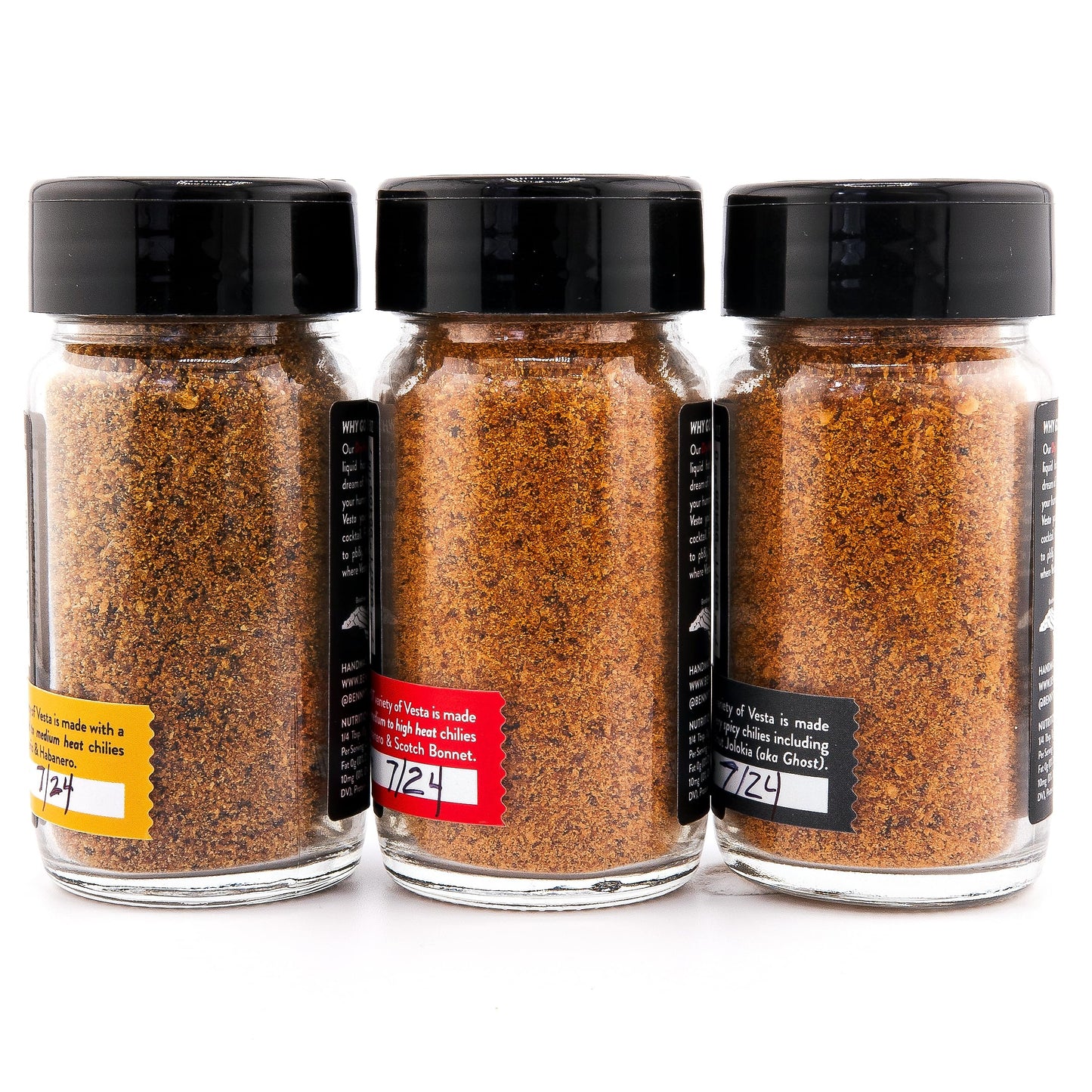 Benny T's Vesta - GIFT SET - Dry Hot Sauce (Hot, Very Hot, Ghost)