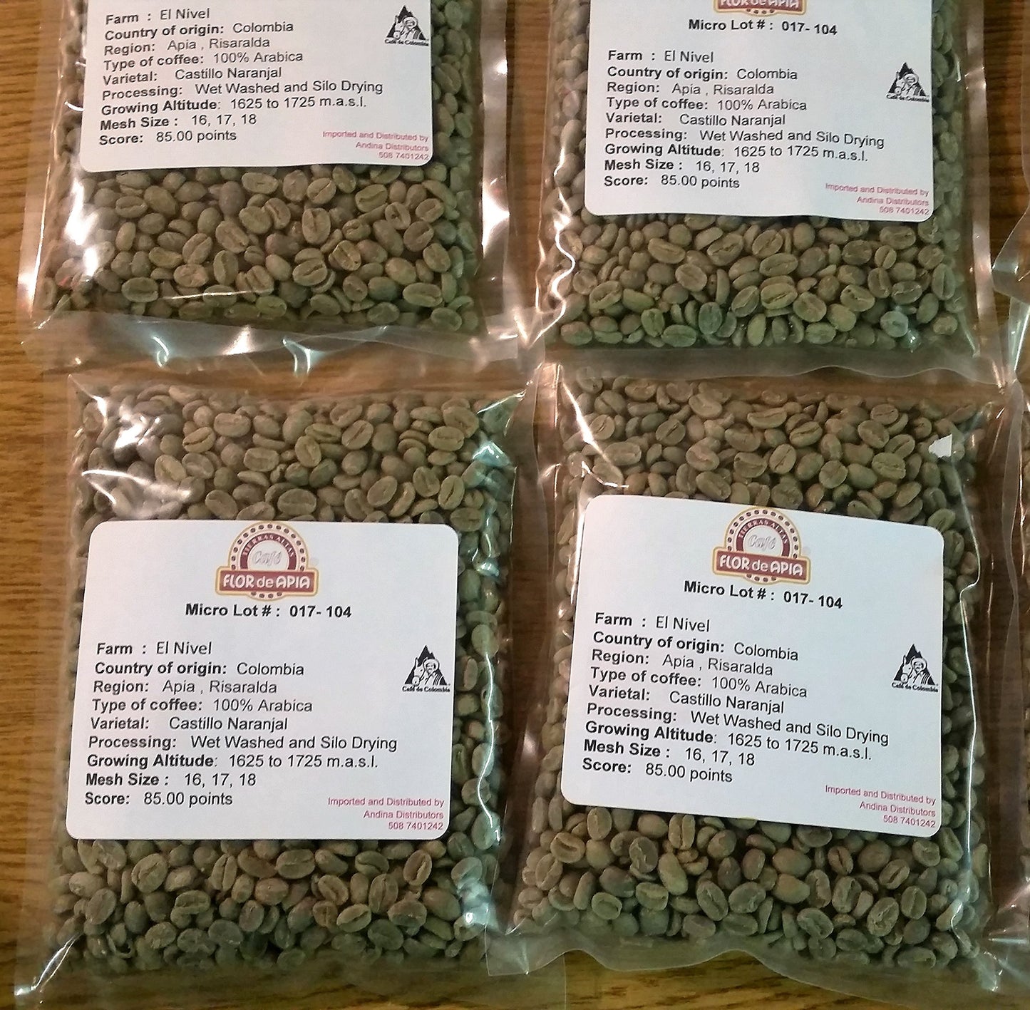 5 lb Unroasted Colombian Coffee Beans,100% Arabica Coffee Single Origin,Coffee (5 Lb)
