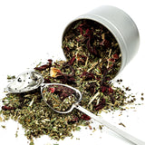 Organic Menopause Tea for Women - Relief from: Hot Flashes; Night Sweats; Mood Swings; and Hormonal Imbalances - Loose Leaf Tea & Free Infuser