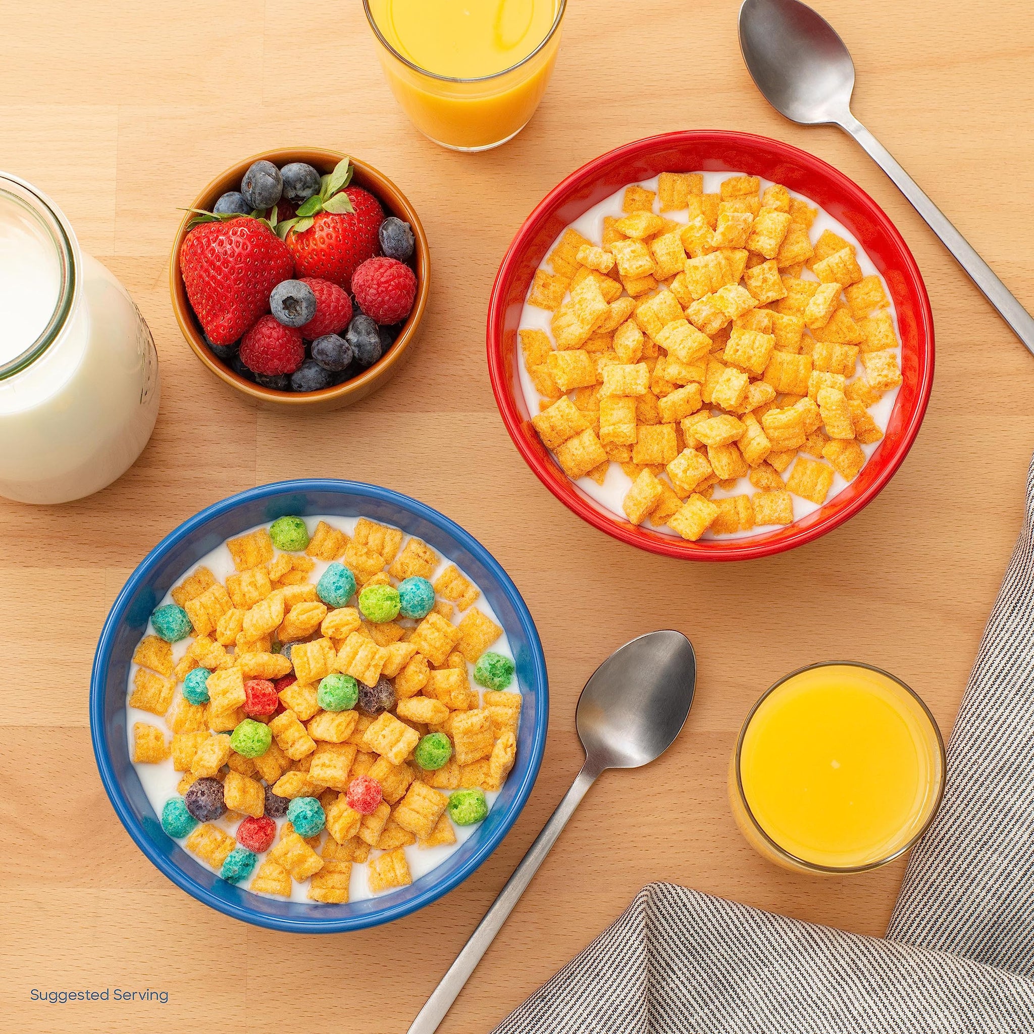 Cap'n Crunch Cereal, Crunch Berries, 16.8oz Boxes (4 Pack)