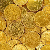 Chocolate Coins | 40 Count Bag | Chocolate Gold Coins | Individually Wrapped Candy for Party Favors, Buffets, Goodie Bags, Holidays, and Celebrations
