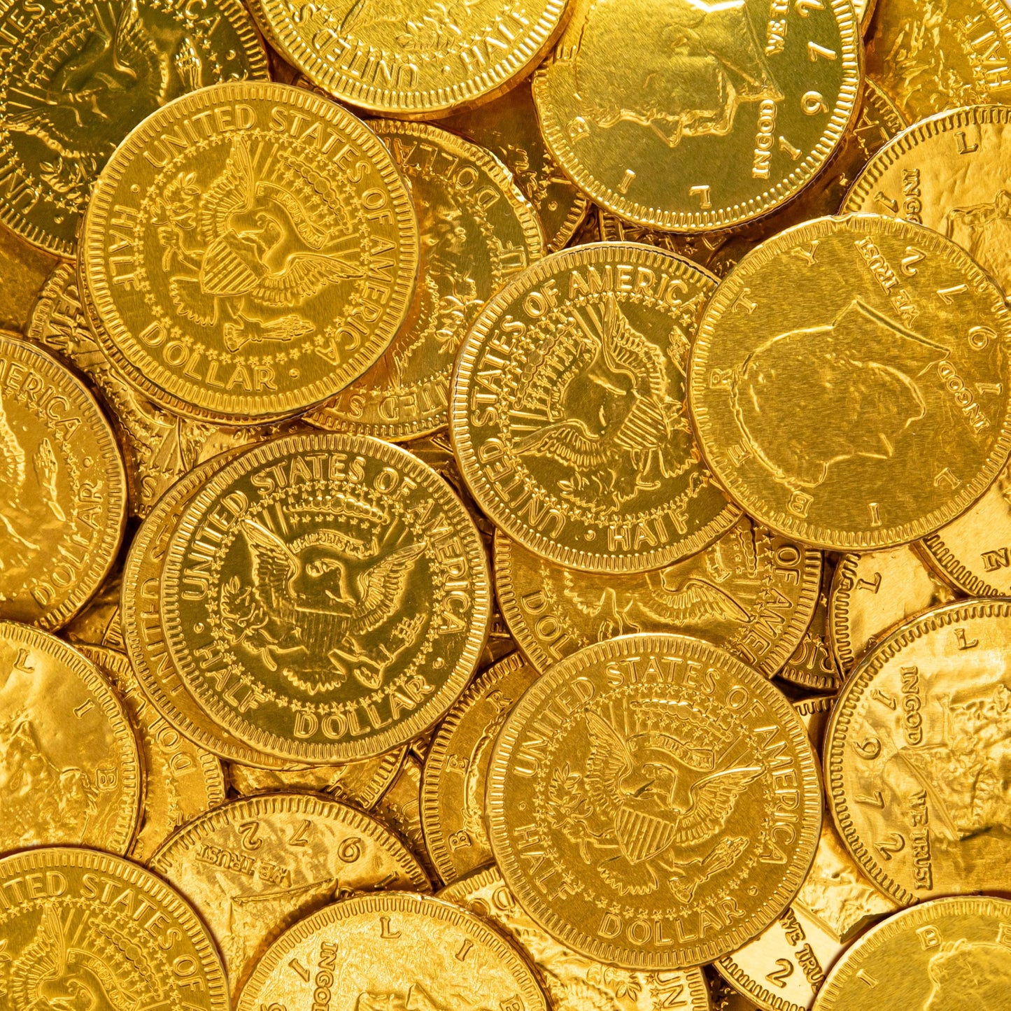 Chocolate Coins | 40 Count Bag | Chocolate Gold Coins | Individually Wrapped Candy for Party Favors, Buffets, Goodie Bags, Holidays, and Celebrations