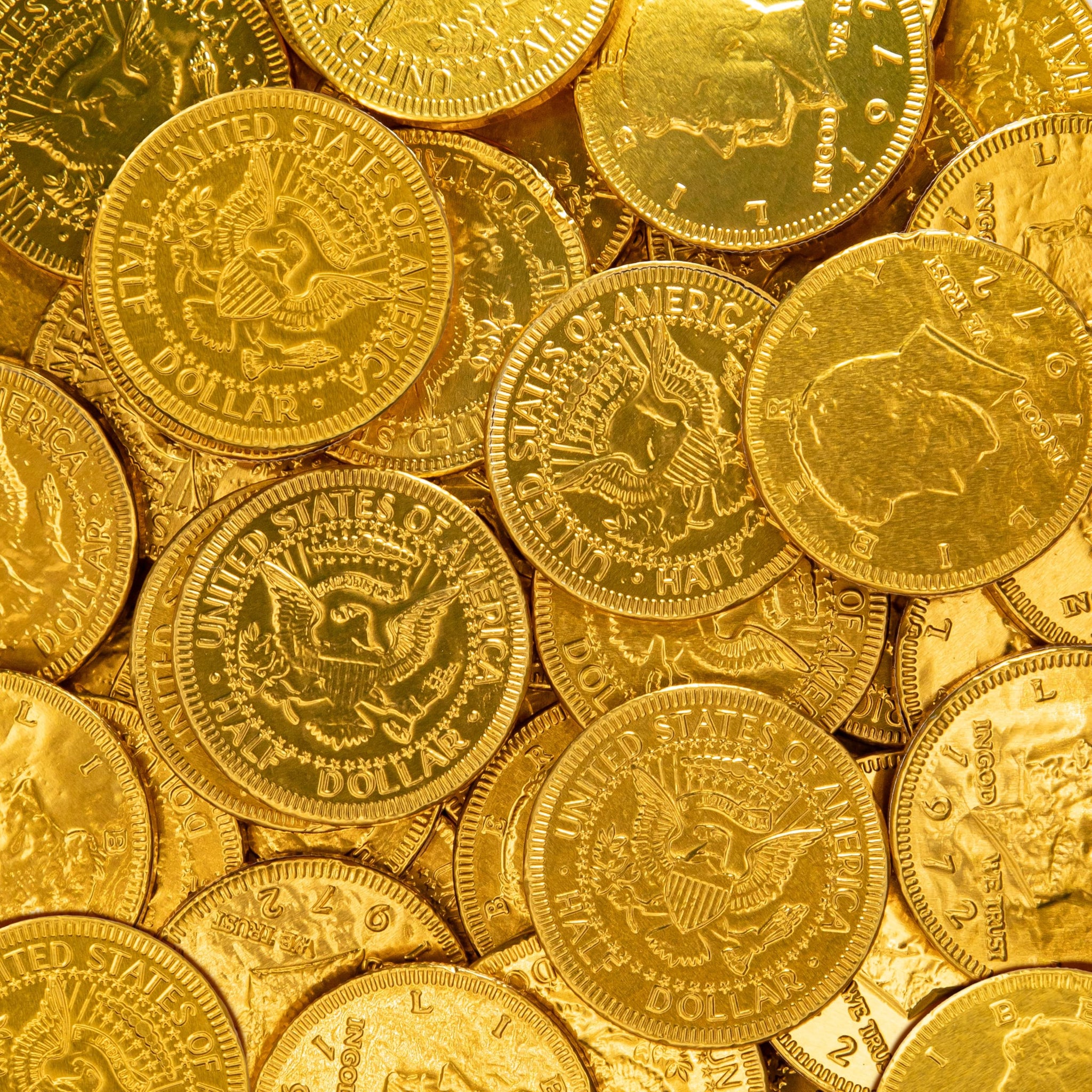 Chocolate Coins | 40 Count Bag | Chocolate Gold Coins | Individually Wrapped Candy for Party Favors, Buffets, Goodie Bags, Holidays, and Celebrations