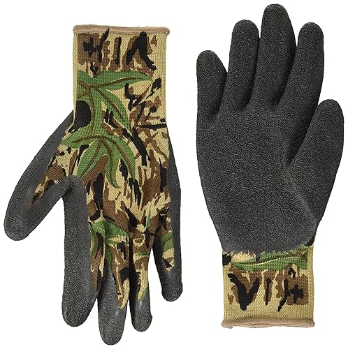 Bellingham Glove 302 Camo Liner with Latex Gloves, Large