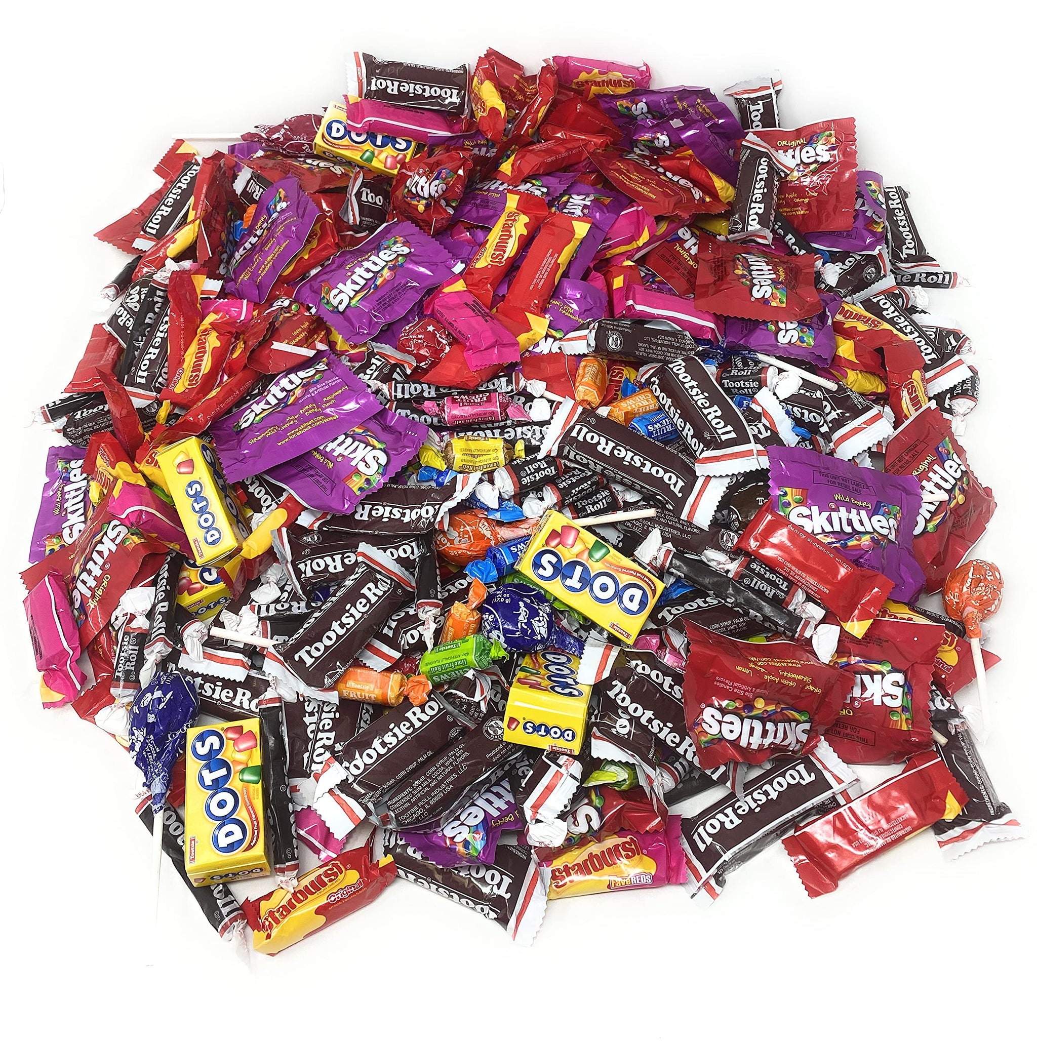 Ultimate Sampler Special Bulk Candy Mix 11.25 Lb Starbursts FaveReds And Skittles Original And Wild Berry Tootsie Rolls Juniors Tootsie Snack Bars