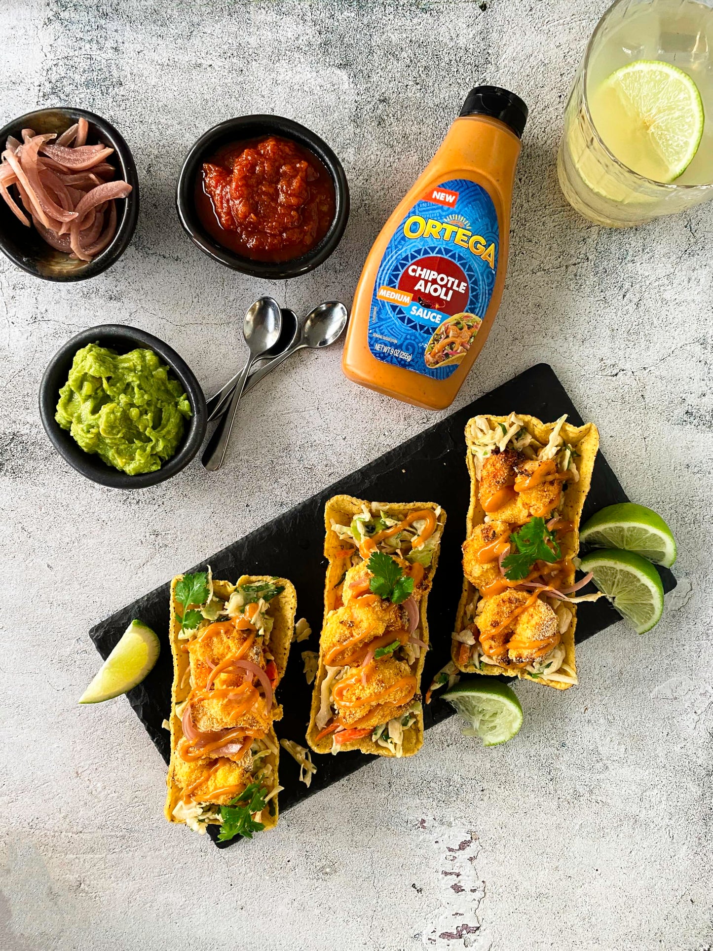 Ortega Creamy Taco Sauce, Chipotle Aioli, 9 Ounce