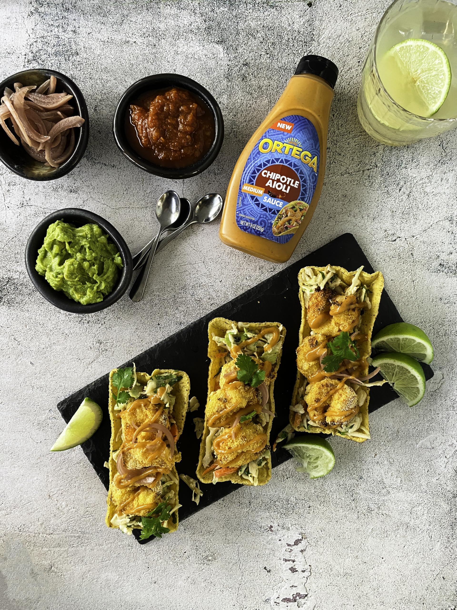 Ortega Creamy Taco Sauce, Chipotle Aioli, 9 Ounce