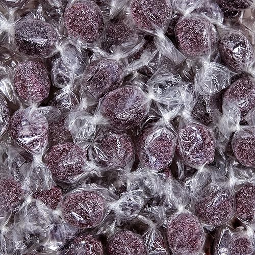Fida Bonelle Sugar Free Candy | 1 Pound Bag | Black Licorice Jelly Candy Individually Wrapped | Naturally Flavored Dye Free Candies | Italian Gourmet