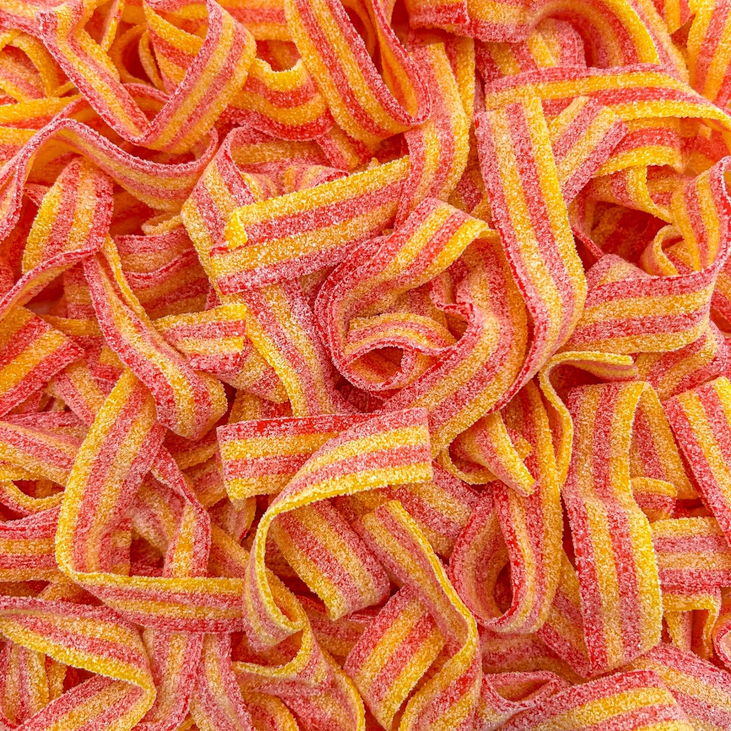 Sour Belts | Dye Free Candy | 8-Ounce Pack | Sour Gummy Candy with Strawberry-Banana Flavor | Fruity Belts for Snacking, Gifting and Decorating