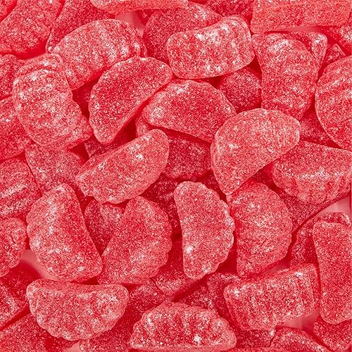 Cherry Slices Jelly Candy | 2 Pound Bag | Soft Sugar Dusted Fruit Slices with Classic Cherry Flavor | Fruit Jellies for Holiday Candy Buffets