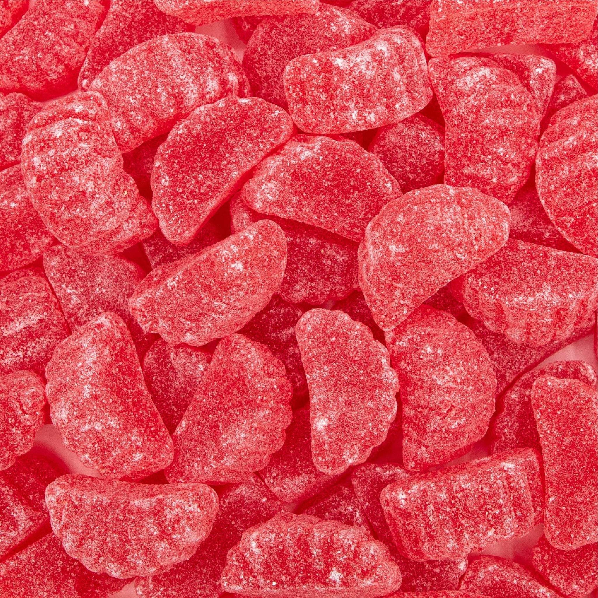 Cherry Slices Jelly Candy | 2 Pound Bag | Soft Sugar Dusted Fruit Slices with Classic Cherry Flavor | Fruit Jellies for Holiday Candy Buffets