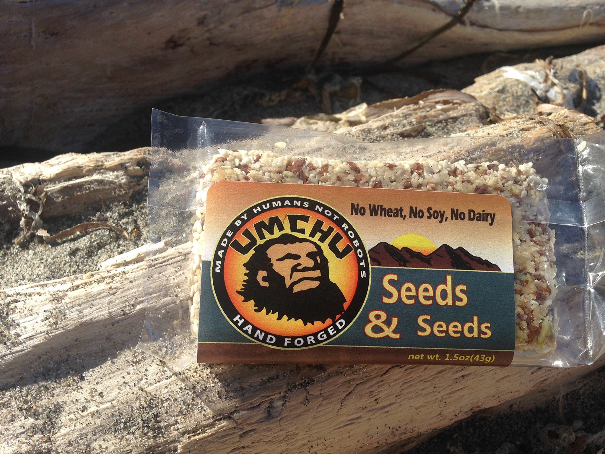 Seeds and Seeds Umchu Bar (Box of 12) Gluten Free, Soy Free, Vegan
