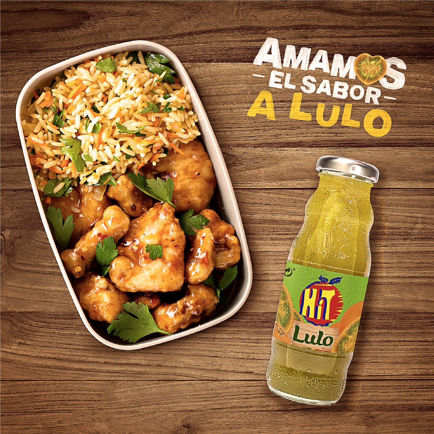 HIT Jugo Sabor Lulo 237 ml. - 6 Pack/Juice Lulo Flavor 8 fl. oz. - 6 Pack.