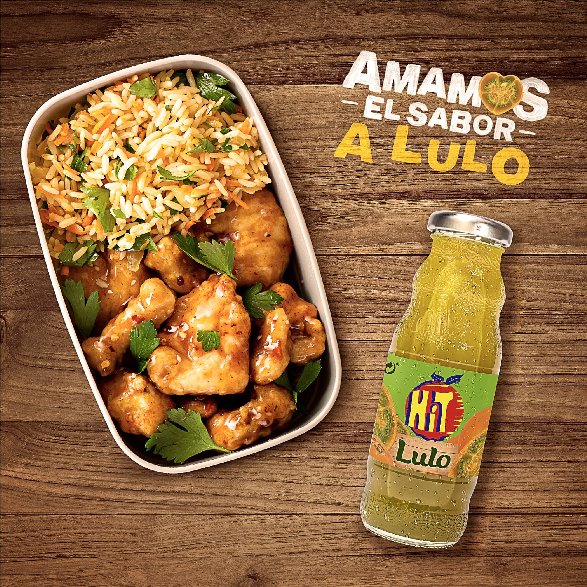 HIT Jugo Sabor Lulo 237 ml. - 6 Pack/Juice Lulo Flavor 8 fl. oz. - 6 Pack.
