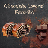 Hungarian Chocolate Kokosh Cake | Chocolate Babka Bread | Coffee Cake | Danish Pastry | Dairy & Nut Free | Fresh & Delicious |1 Loaf -15 oz Stern’s