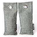 Charcoal House Premium Charcoal Bags (2 x 75g) for Odor Elimination and Fresh Air - Ideal for Home, Closets, Fridge, Car - Odor Absorber, Deodorizer