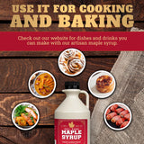 Grade B Maple Syrup 32 Oz Jug - 100% Pure Maple Syrup (Now Grade A Dark) Bold, Robust Flavor - Artisan Maple Syrup Gift - USA-Made Breakfast Syrups