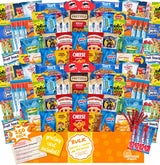 Snack Box Variety Pack (150 Count) - Bulk Snacks Variety Pack for Adults, Kids and Teens - Chips, Cookies and Bars - Care Package for College