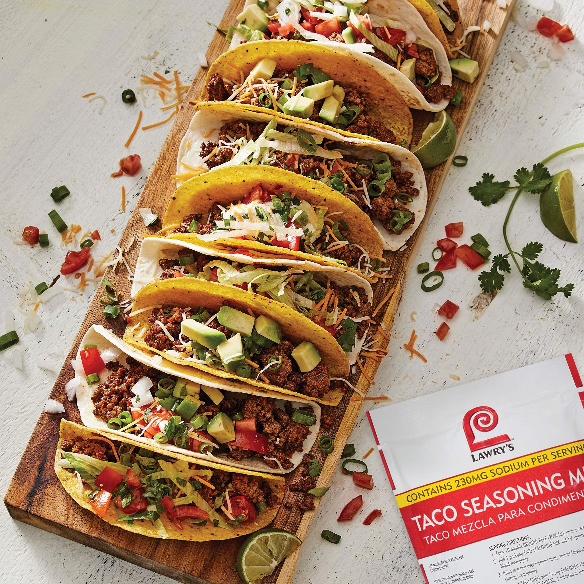 Lawry's Taco Seasoning Mix, 22 oz - One 22 Ounce Packet of Taco Seasoning Mix, Best for Chicken, Beef, Fish, Pork or Plant-Based Tacos