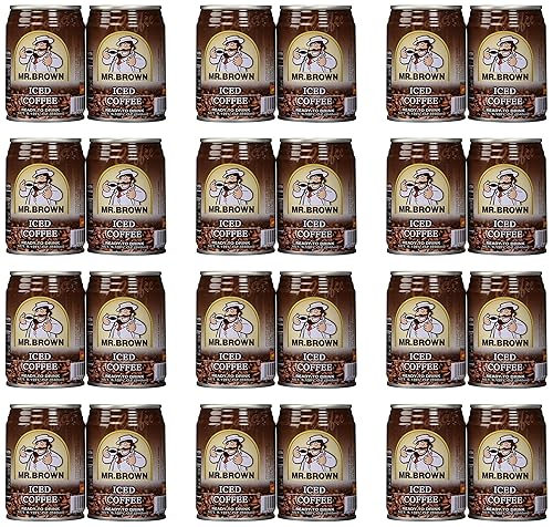 Mr. Brown Iced Coffee, 8.12-Ounce (Pack of 24)