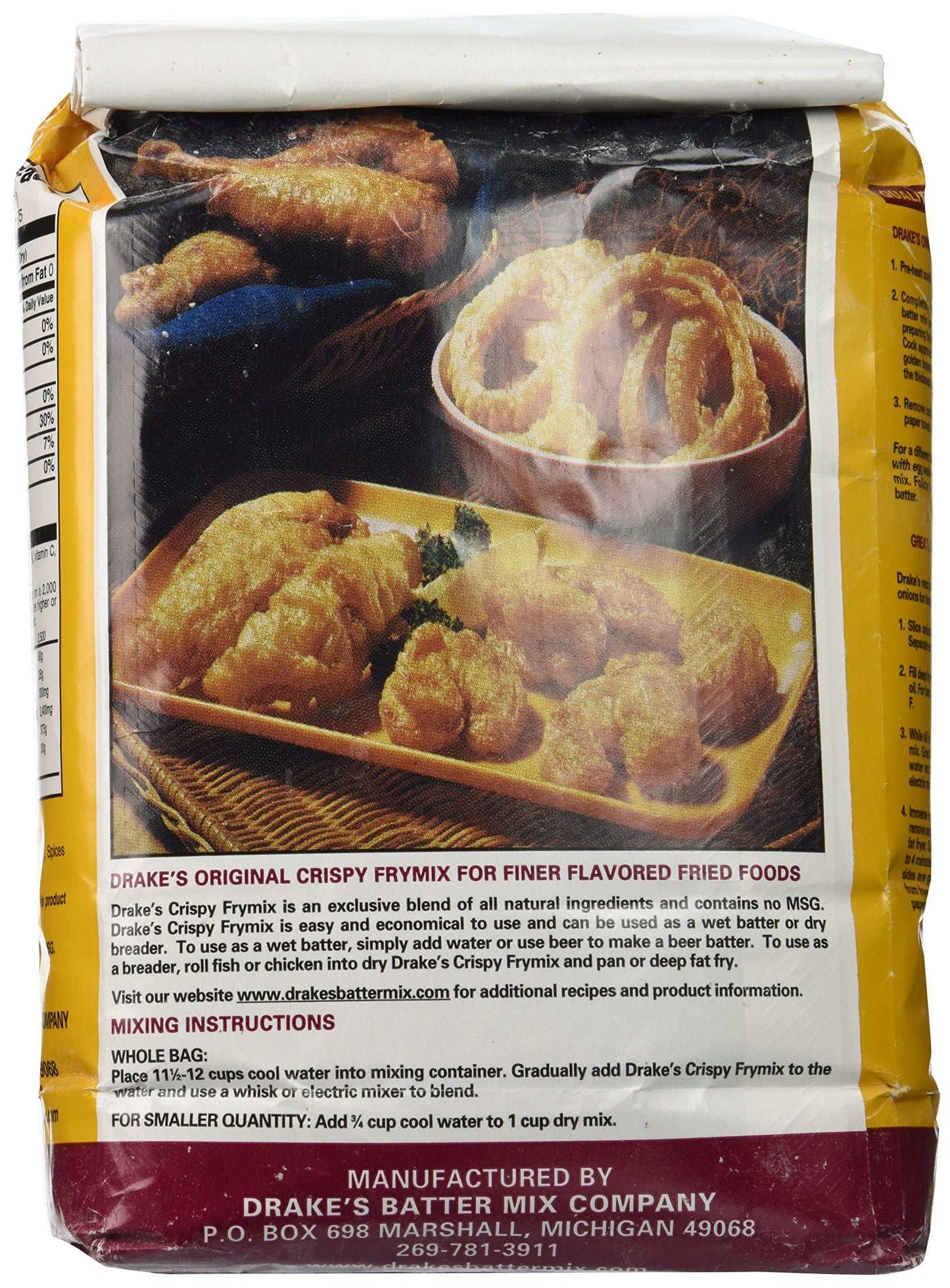 Drake's Crispy Frymix 5lb Bag