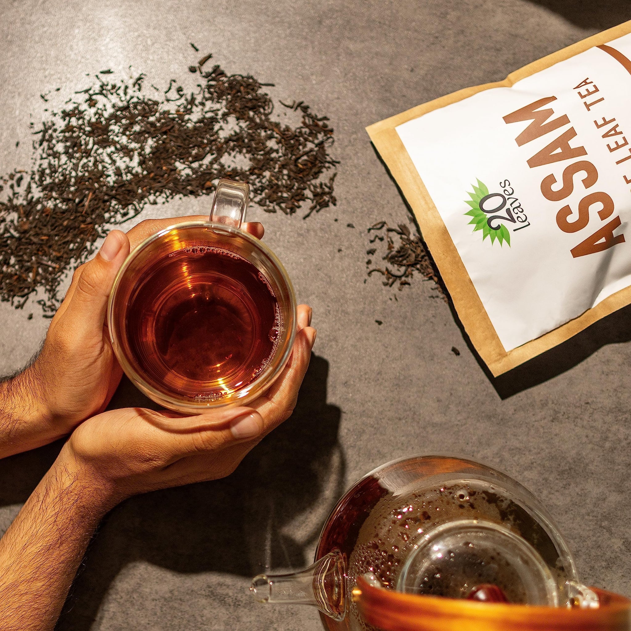 Assam Loose Leaf Black Tea - 100% Certified Organic - 8oz Pouch - Resealable Bag - 1 Pack