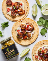 Mina Harissa Green Hot Sauce, 10 oz, Homestyle Moroccan Green Chili Garlic Sauce, Your New Salsa Verde for Spicing Up Any Dish, Harissa Sauce Perfect