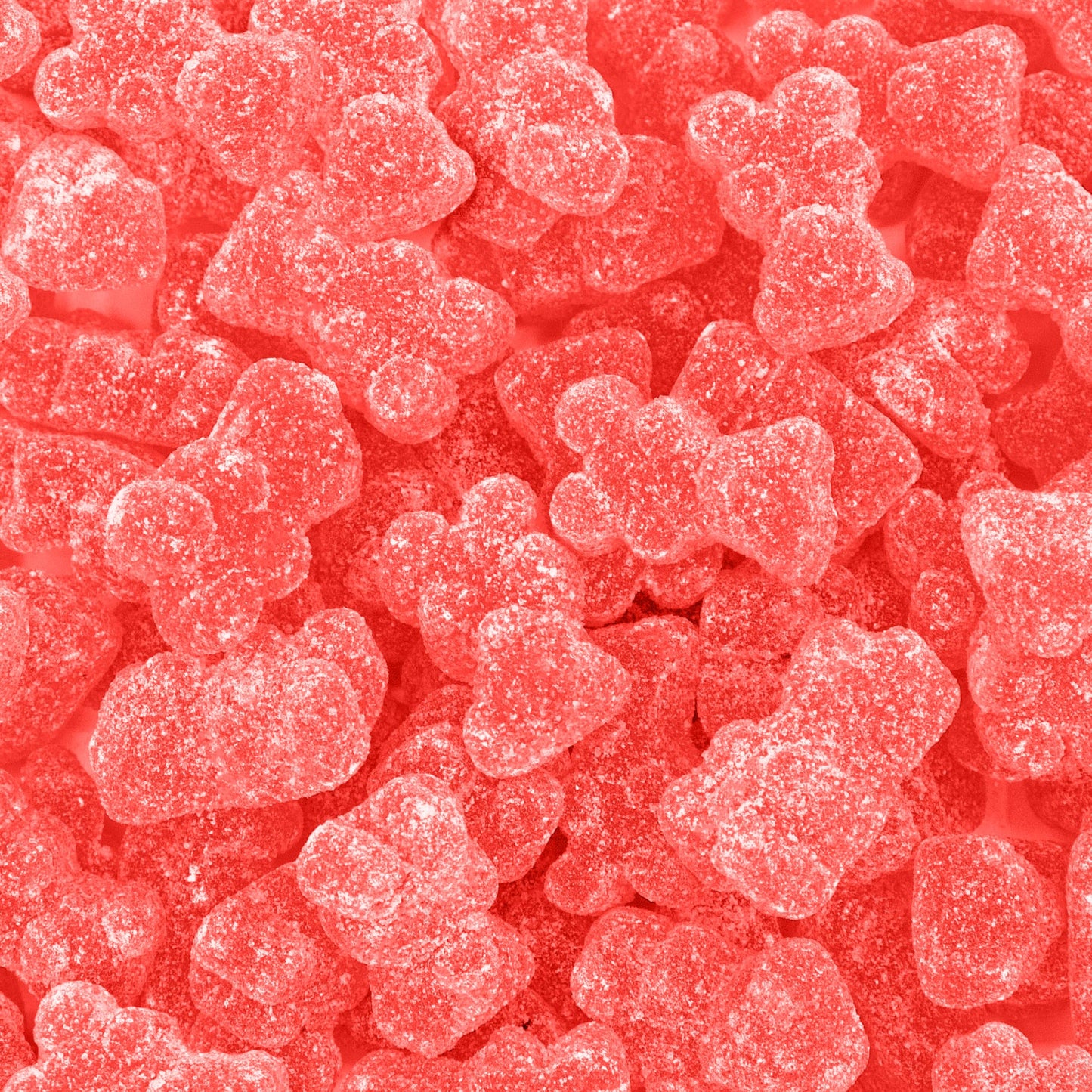 Sour Bears Gummy Candy 1 Pound Bag, Gelatin Free Chewy Pink Candy, Strawberry Jelly Bears for Baby Showers, Gender Reveal, Candy Buffets, and Dessert